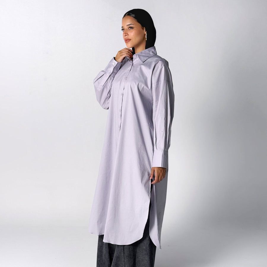 Kamisi Shirt Grey - ABAYOLOGY
