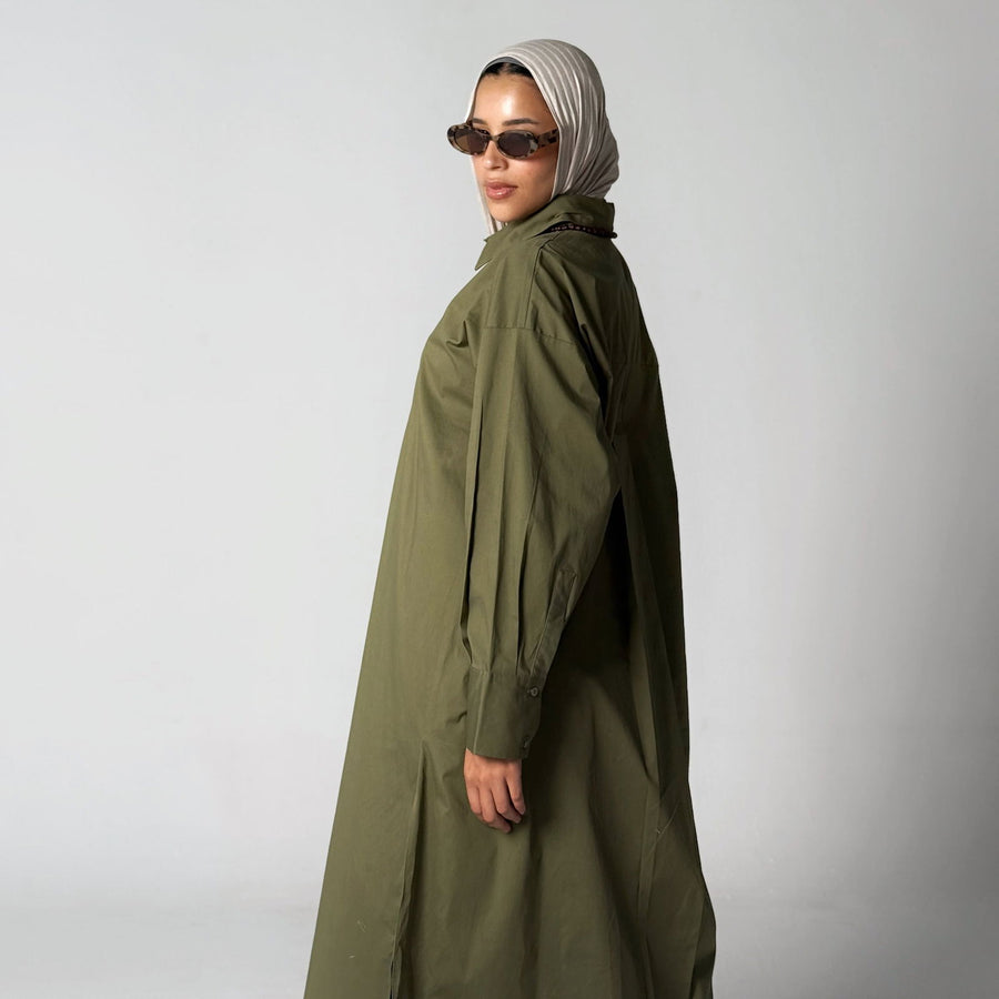 Kamisi Shirt Olive - ABAYOLOGY