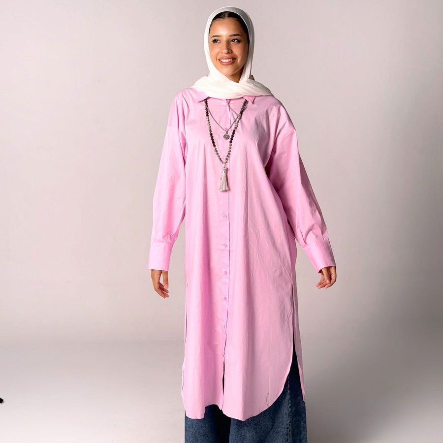 Kamisi Shirt Pink Candy - ABAYOLOGY