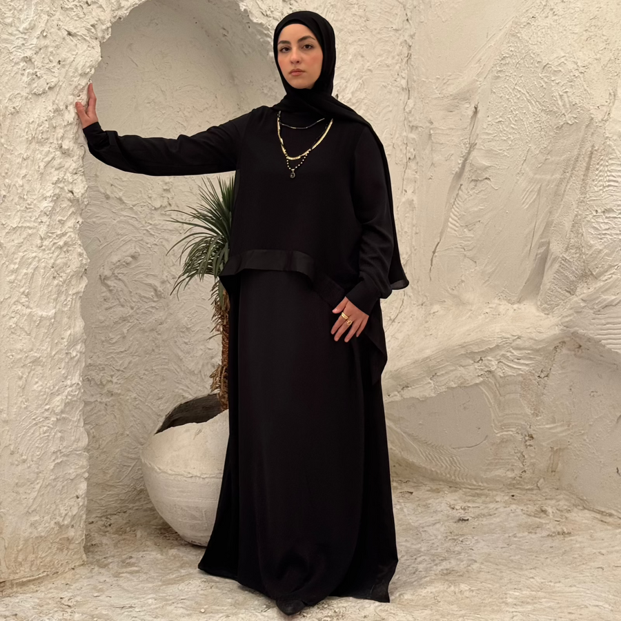 Layl Abaya Black - ABAYOLOGY