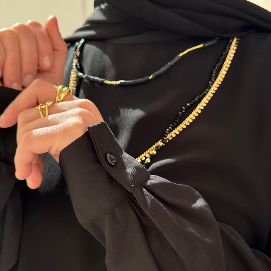 Layl Abaya Black - ABAYOLOGY