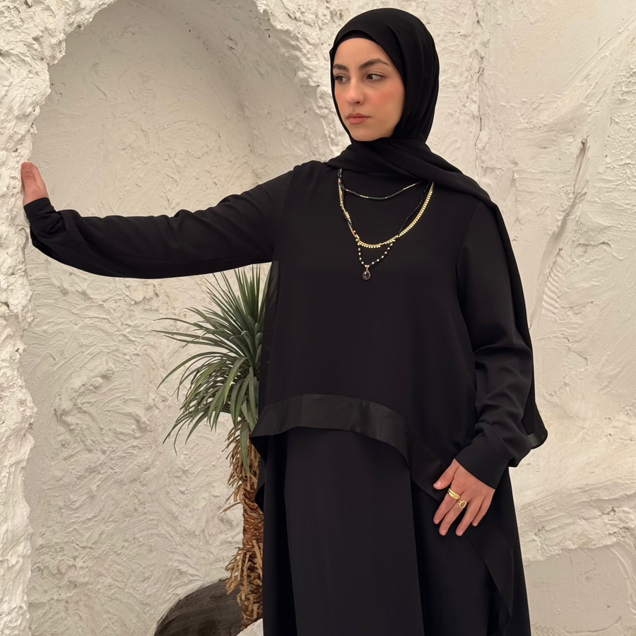 Layl Abaya Black - ABAYOLOGY