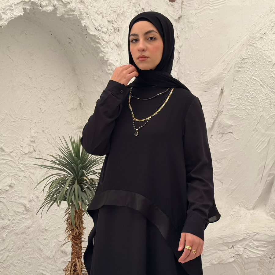 Layl Abaya Black - ABAYOLOGY
