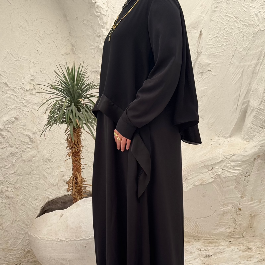 Layl Abaya Black - ABAYOLOGY