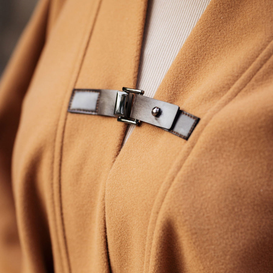 Luxurious Wool Cape Camel - ABAYOLOGY