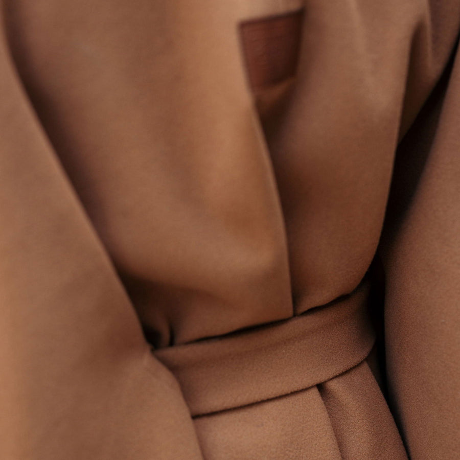 Luxurious Wool Cape Camel - ABAYOLOGY