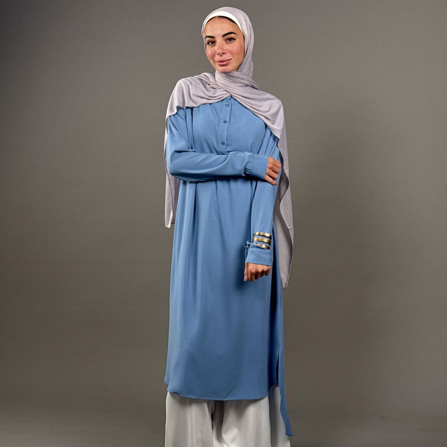 Luxury Shirt Baby Blue - ABAYOLOGY