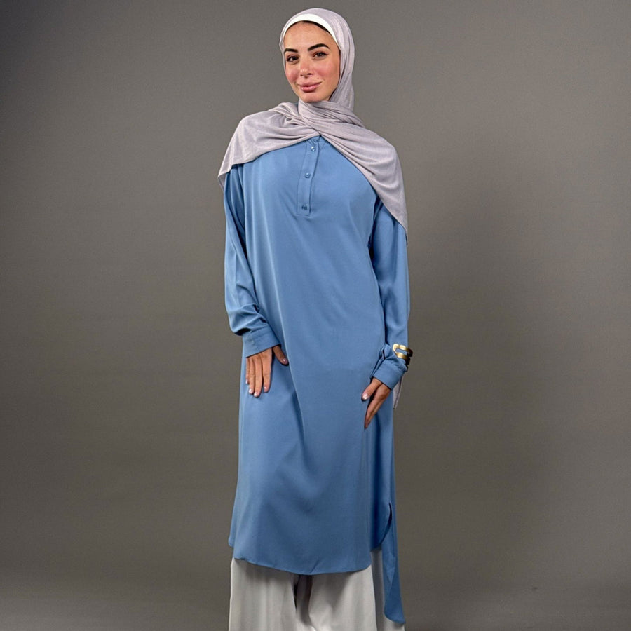 Luxury Shirt Baby Blue - ABAYOLOGY
