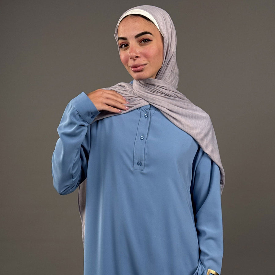 Luxury Shirt Baby Blue - ABAYOLOGY