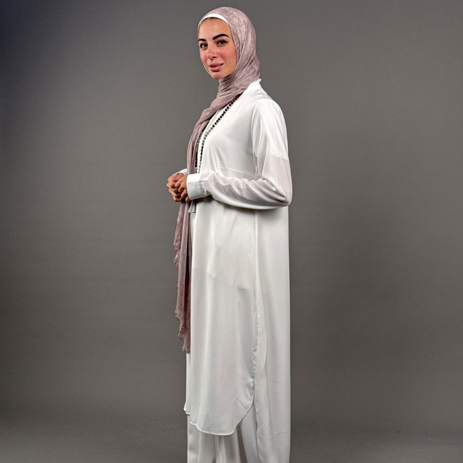 Luxury Shirt White - ABAYOLOGY