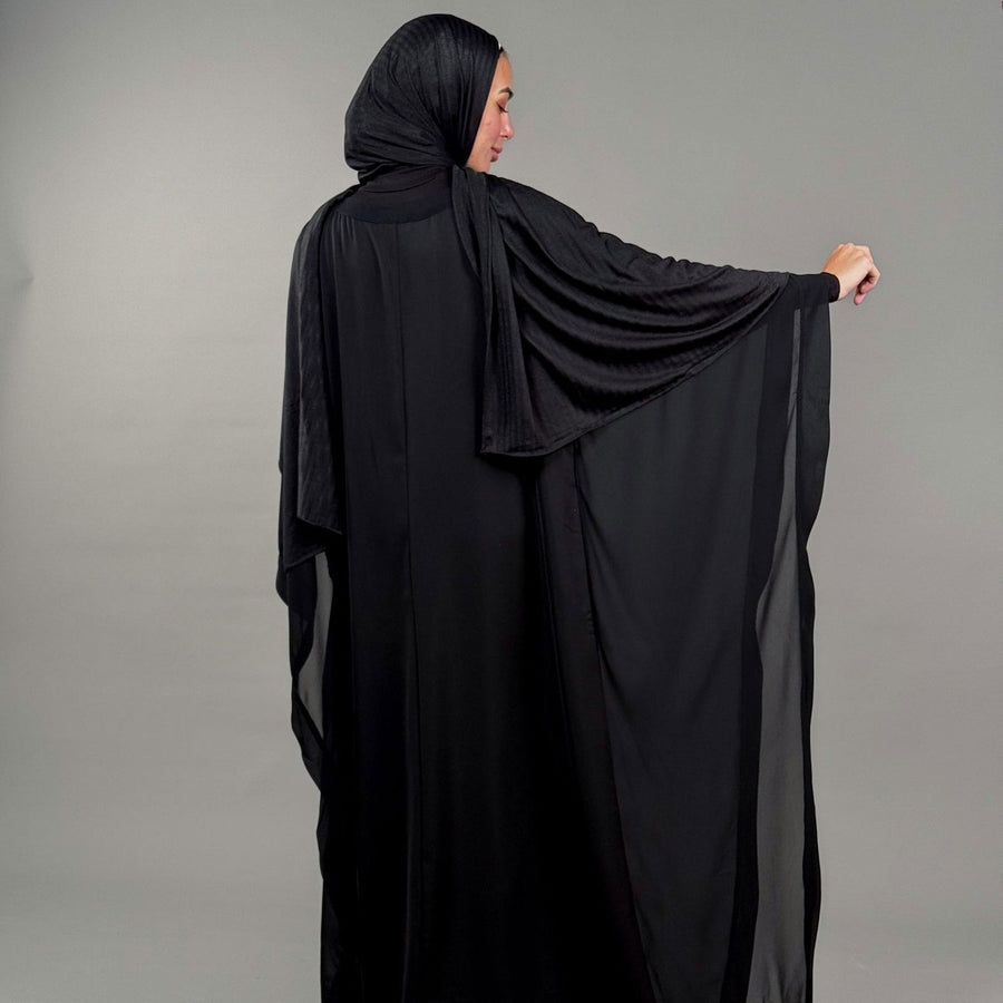 Rawnak Abaya Black - ABAYOLOGY