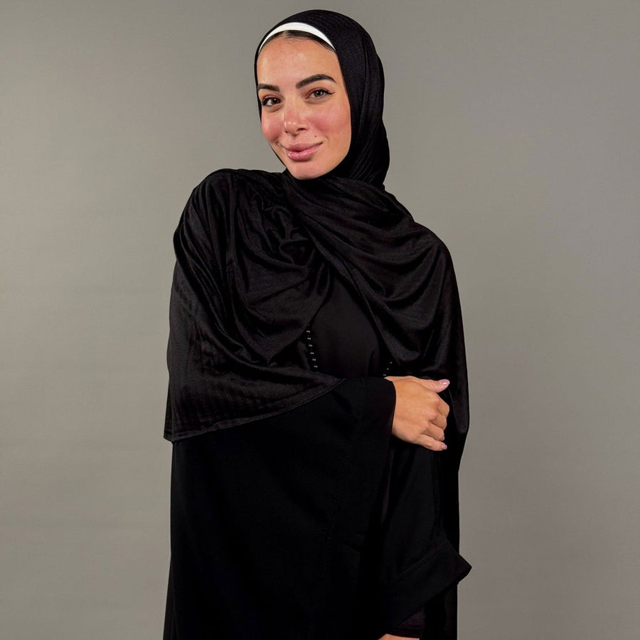 Rawnak Abaya Black - ABAYOLOGY