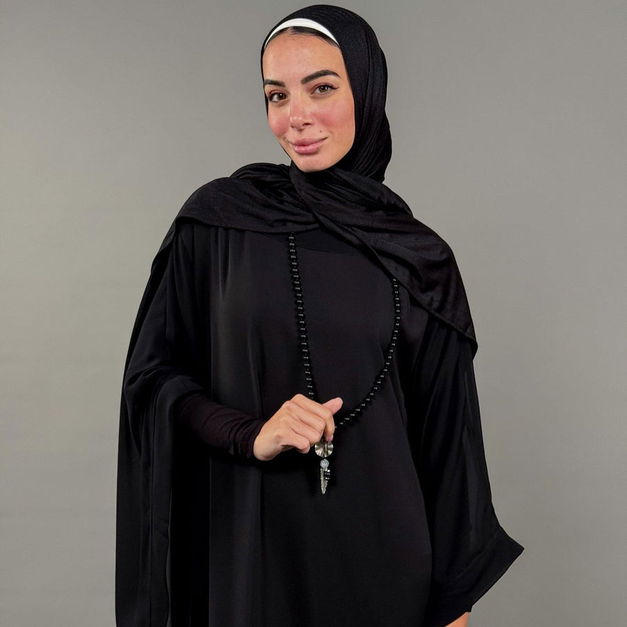 Rawnak Abaya Black - ABAYOLOGY