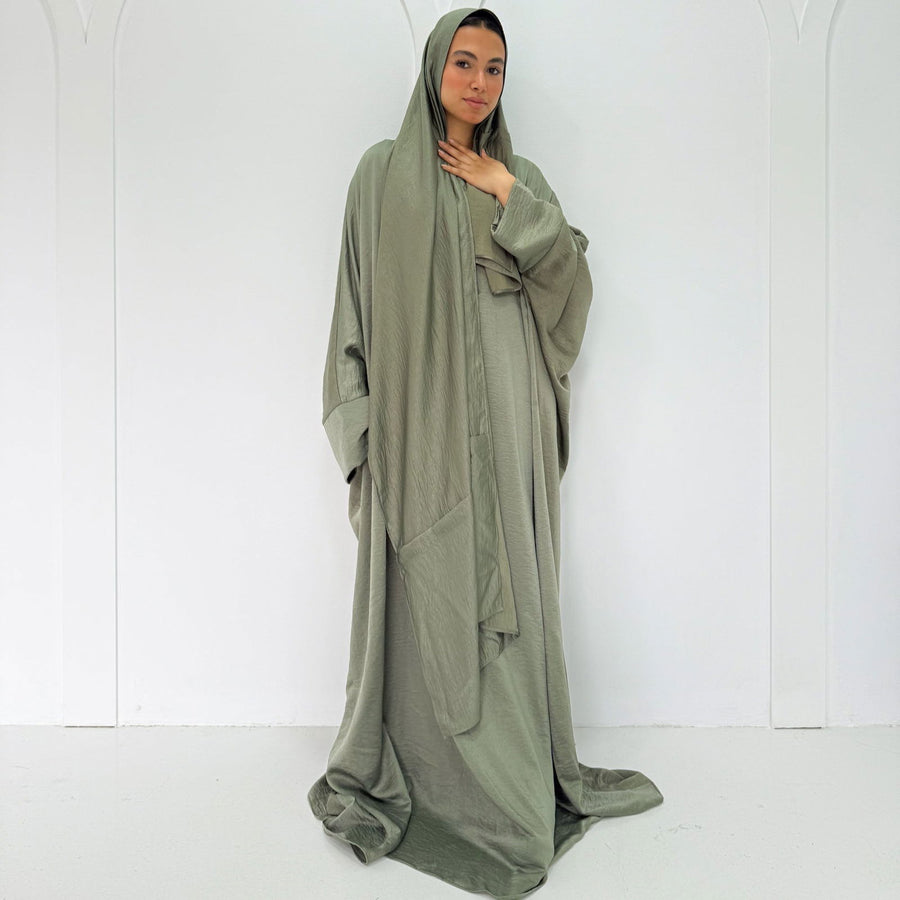 Zahara Abaya Isdal Olive - ABAYOLOGY