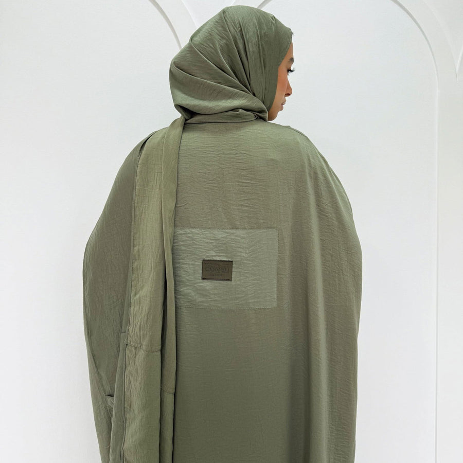 Zahara Abaya Isdal Olive - ABAYOLOGY