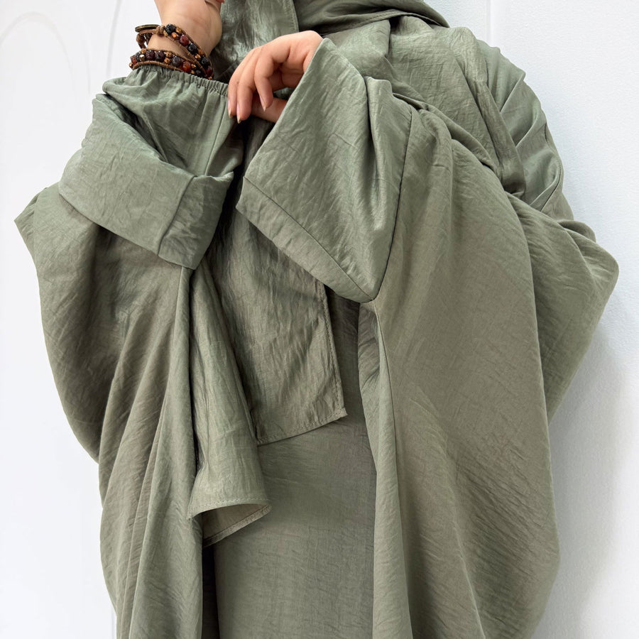 Zahara Abaya Isdal Olive - ABAYOLOGY
