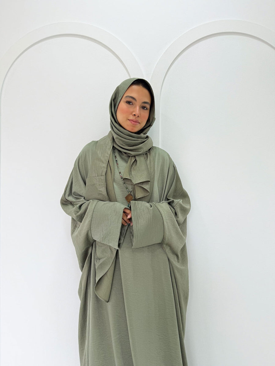 Zahara Abaya Isdal Olive - ABAYOLOGY