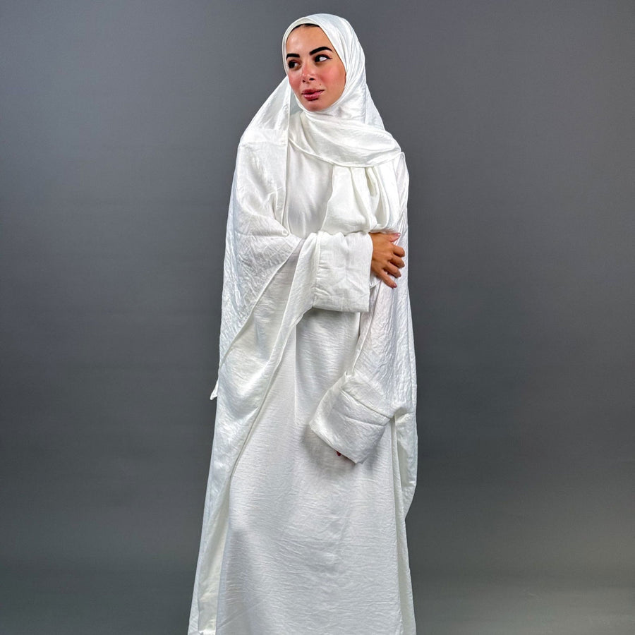 Zahra Abaya Isdal White - ABAYOLOGY