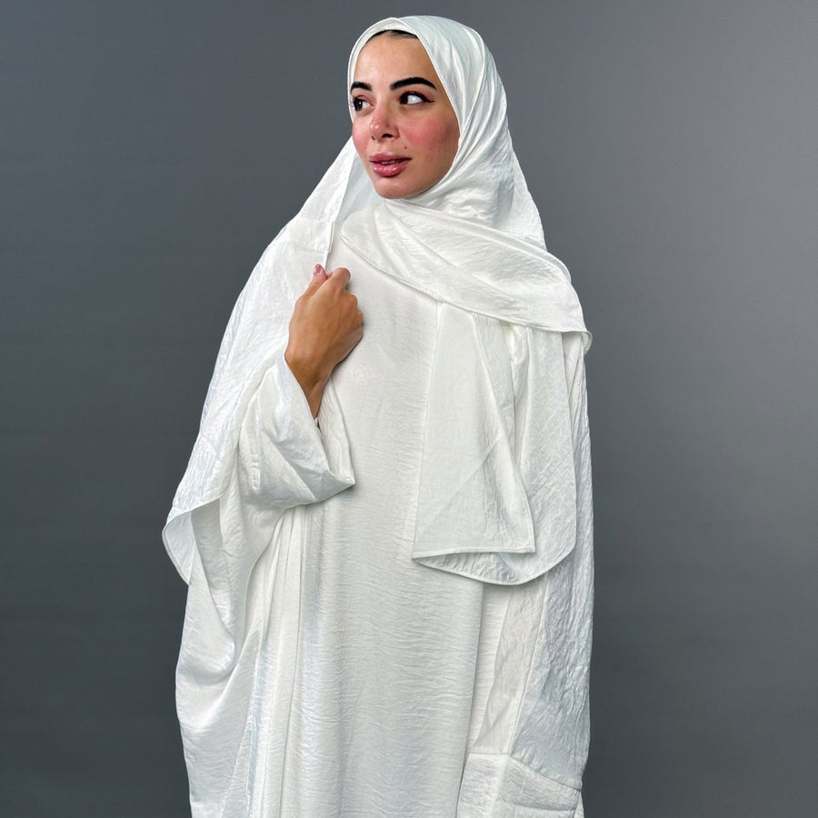 Zahra Abaya Isdal White - ABAYOLOGY