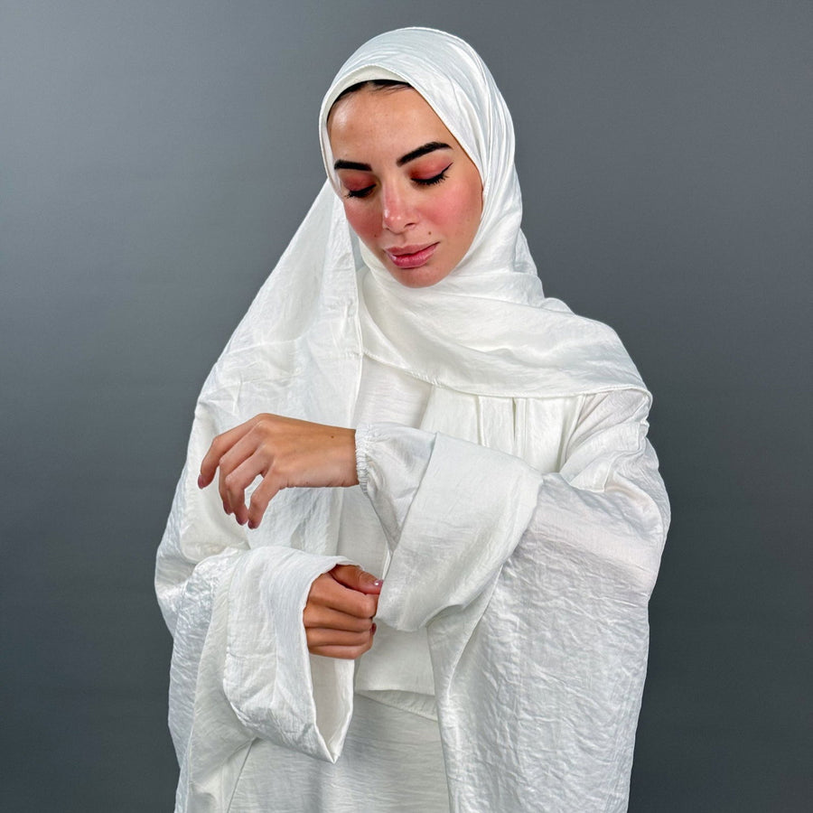 Zahra Abaya Isdal White - ABAYOLOGY